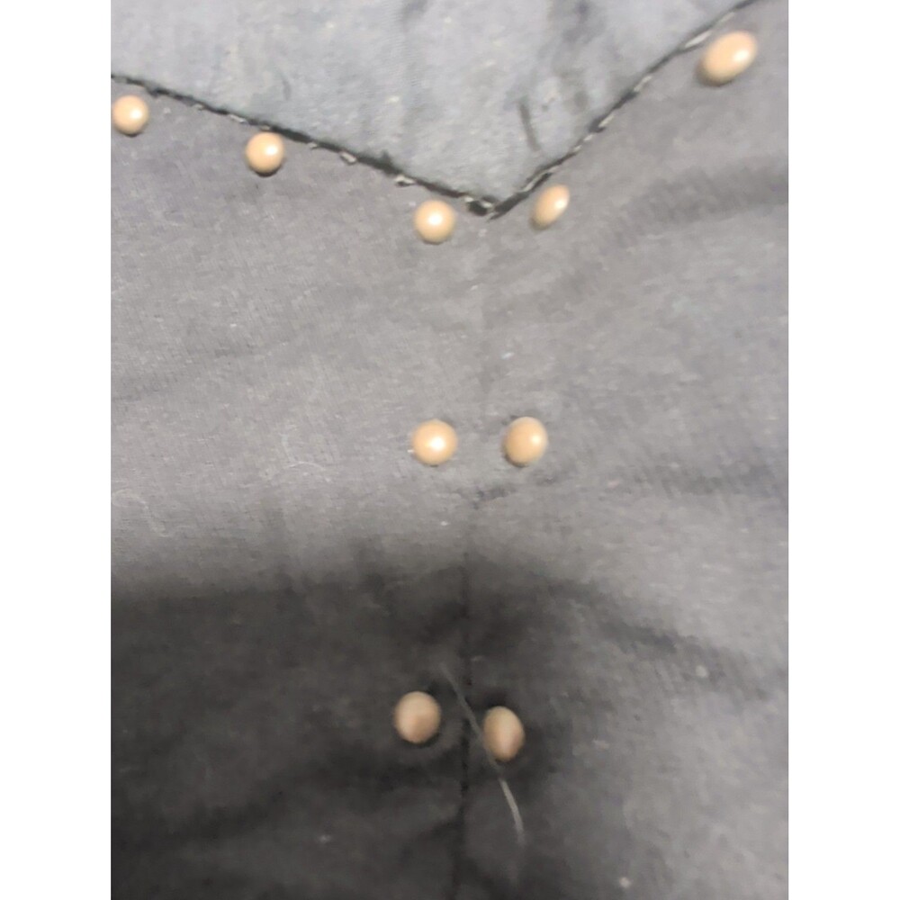 Rare Vintage Lip Service Goth Cropped Bell Sleeve Coin Tassel Top S PS114 - Picture 11 of 13